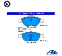 BRAKE PAD SET DISC BRAKE 13.0460-7105.2 FOR ALFA ROMEO LANCIA 1.7L 4cyl 156 1.6L