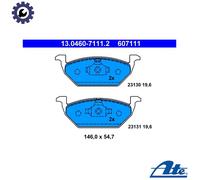 ATE 13.0460-7111.2 Brake pad set