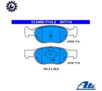 ATE Brake Pad Set 13.0460-7114.2 - Disc Brake for FIAT PUNTO, PUNTO Van, PUNTO Convertible
