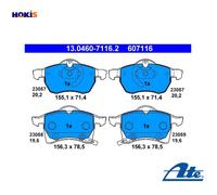 BRAKE PAD SET DISC BRAKE 13.0460-7116.2 FOR VAUXHALL ZAFIRA/Mk ASTRAVAN/IV 1.8L