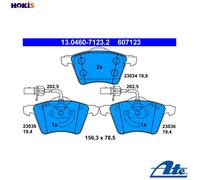 ATE 13.0460-7123.2 Brake pad set