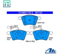 ATE Brake Pad Set 13.0460-7123.2 - Disc Brake for VW Transporter/Caravelle Mk IV