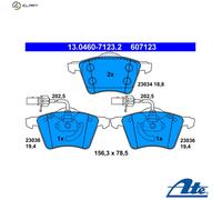 ATE 13.0460-7123.2 Brake pad set