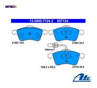 BRAKE PAD SET DISC BRAKE 13.0460-7124.2 FOR VW CARAVELLE/EUROVAN/IV/Bus/Mk 2.0L