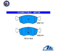 DISC BRAKE PADS SET FOR FIAT PALIO 178BX 176 A8 000 178 B5 000 ATE 77362180