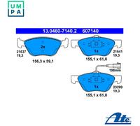ATE 13.0460-7140.2 Brake pad set