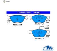 ATE 13.0460-7140.2 Brake pad set