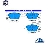 ATE 13.0460-7140.2 Brake pad set