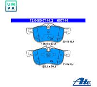 BRAKE PAD SET DISC BRAKE 13.0460-7144.2 FOR MG ROVER 18 K4G 1.8L 204D2 2.0L 6cyl