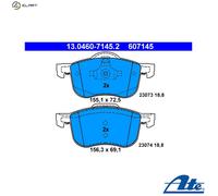 BRAKE PAD SET DISC BRAKE 13.0460-7145.2 FOR VOLVO S80 S60 XC70/CROSS/COUNTRY