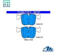BRAKE PAD SET DISC BRAKE 13.0460-7147.2 FOR BMW M60B40 4.0L 8cyl 8 E31 M70B50