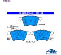 ATE Brake pad set incl. wear warning contact 13.0460-7154.2 Brake pads,Brake pad set, disc brake VW,FORD,SEAT,SHARAN (7M8, 7M9, 7M6)