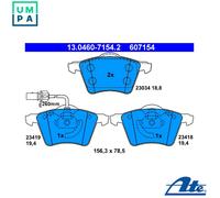 ATE Brake pad set incl. wear warning contact 13.0460-7154.2 Brake pads,Brake pad set, disc brake VW,FORD,SEAT,SHARAN (7M8, 7M9, 7M6)