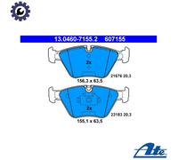 ATE 13046071552 Disc Brake Shoe Set