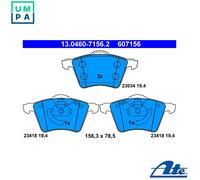 Brake pads 13.0460-7156.2 ATE for FORD GALAXY I GALAXY MK I VAN