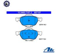 ATE 13.0460-7157.2 Brake pad set