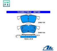 BRAKE PAD SET DISC BRAKE 13.0460-7160.2 FOR FORD EYPC/EYPA/EYPD/EYPB 1.8L 4cyl