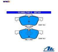 Brake pads 13.0460-7161.2 ATE for MINI MINI MINI Convertible