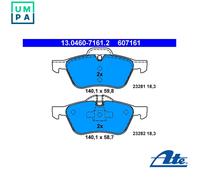 BRAKE PAD SET DISC BRAKE 13.0460-7161.2 FOR MINI W17 D14 /1ND 1.4L 4cyl