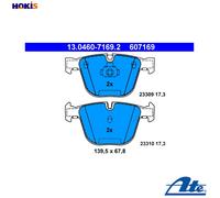 BRAKE PAD SET DISC BRAKE 13.0460-7169.2 FOR BMW 5/E6/E66/E67/X/SAV/E70/E60/E61