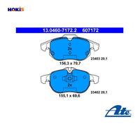 ATE 13.0460-7172.2 Brake pad set