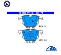 BRAKE PAD SET DISC BRAKE 13.0460-7174.2 FOR BMW 5/E61/E60 N43B20A N47D20A 2.0L