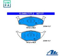 ATE Brake Pad Set 13.0460-7177.2 - Disc Brake - Fits VW Lupo I