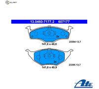 ATE Brake Pad Set 13.0460-7177.2 - Disc Brake - Fits VW Lupo I