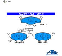 ATE Brake pad set 13.0460-7178.2 incl. wear warning contact AUDI: A2