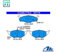 ATE Brake pad set 13.0460-7178.2 incl. wear warning contact AUDI: A2