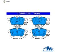 ATE 13.0460-7179.2 Brake pad set