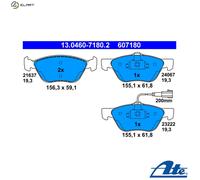 ATE 13.0460-7180.2 Brake pad set