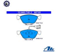 ATE 13.0460-7181.2 Brake pad set