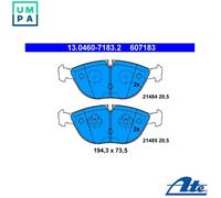 ATE 13.0460-7183.2 Brake pad set