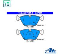 NEW DISC BRAKE PADS SET FOR BMW Z4 ROADSTER E85 S54 B32 Z4 COUPE E86 ATE