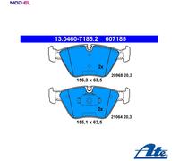 NEW DISC BRAKE PADS SET FOR BMW Z4 ROADSTER E85 S54 B32 Z4 COUPE E86 ATE