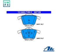 ATE 13.0460-7189.2 Brake pad set