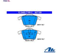 Brake pads 13.0460-7189.2 ATE for VOLVO XC90 I
