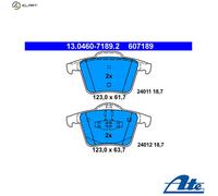 ATE 13.0460-7189.2 Brake pad set