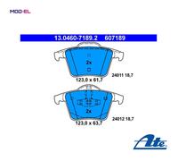ATE 13.0460-7189.2 Brake pad set