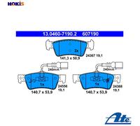 ATE 13.0460-7190.2 Brake pad set