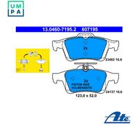 BRAKE PAD SET DISC BRAKE 13.0460-7195.2 FOR FORD C-MAX/II/GRAND/FOCUS/Van 1.6L