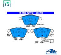 ATE 13.0460-7200.2 Brake pad set