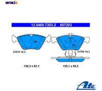 ATE 13.0460-7203.2 Brake pad set
