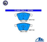 ATE 13.0460-7204.2 Brake pad set