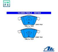ATE 13.0460-7204.2 Brake pad set