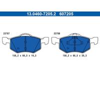 ATE 13.0460-7205.2 Brake pad set