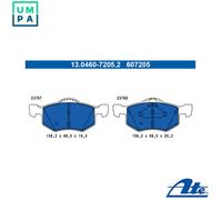 ATE 13.0460-7205.2 Brake pad set