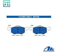 ATE 13.0460-7205.2 Brake pad set