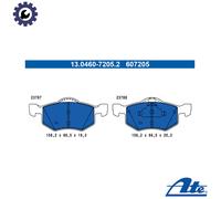 ATE 13.0460-7205.2 Brake pad set